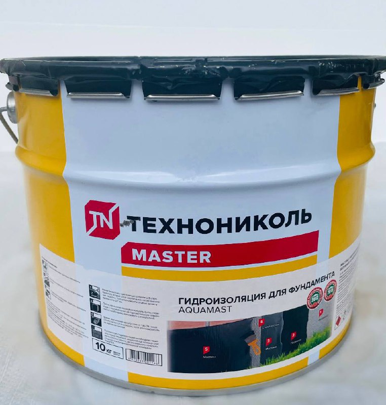Мастика гідроізоляційна AquaMast (Фундамент), 10кг