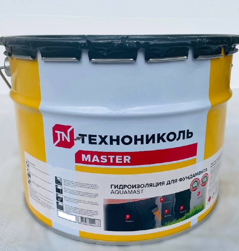 Мастика гідроізоляційна AquaMast (Фундамент), 3кг